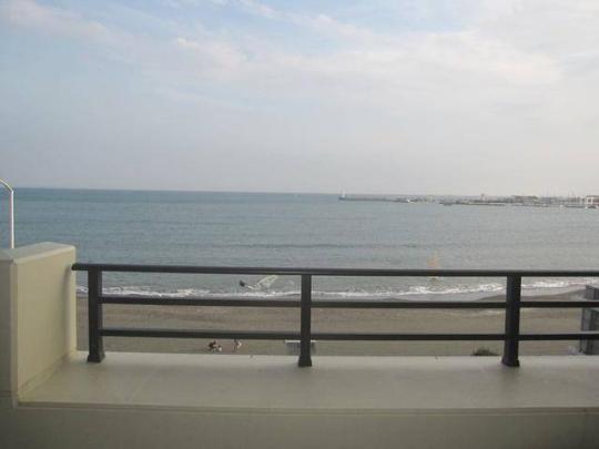 海を一望できます