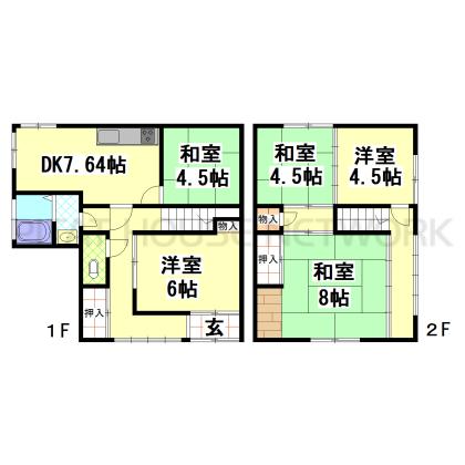 物件の間取図