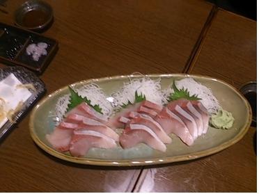 ぶりのお造り 絶品です!