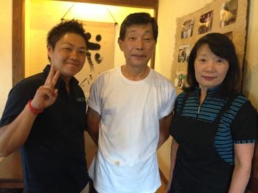 真砂野店長とオーナー夫妻♪