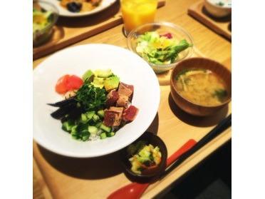 カツオアボガド丼