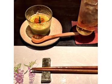 旬の食材と懐紙で四季を感じます