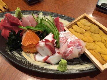 新鮮でおいしい刺盛り♪