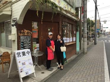 国島課長とまちカフェシェフの方です♪