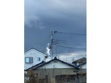 冬空に昇る白煙の正体は!?