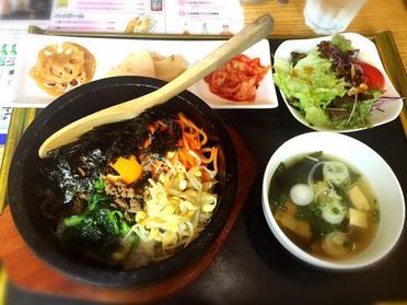 ランチ人気NO1 ビビンバ定食