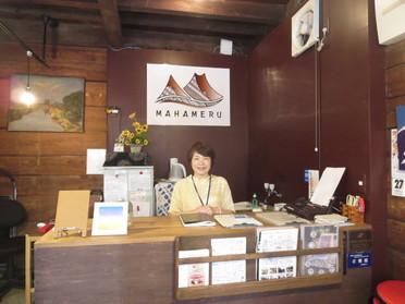 中に入ると優しい館長さんが迎えてくれます♪