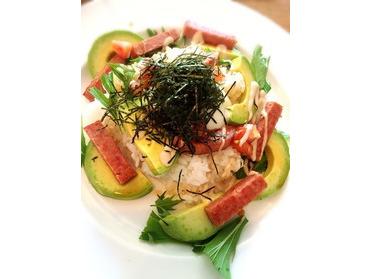 アボカド&スパム丼
