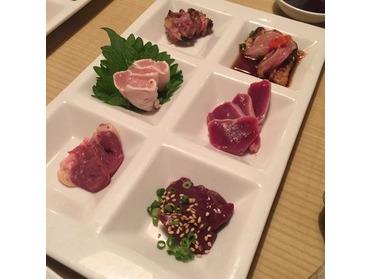 新鮮!鳥刺し盛り合せ
