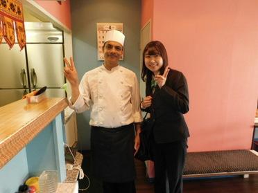 お店の方との一枚