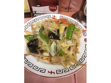 あんかけと、太麺が絶妙です