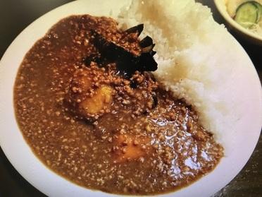 ナスと挽肉のカレー