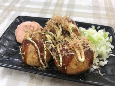 ふわとろたこ焼きwithめんたいマヨとねぎ♪