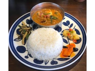 海老とほうれん草のカレー