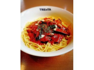 ナスとベーコン