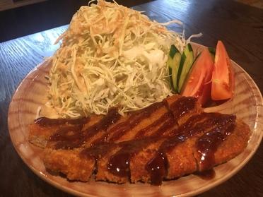 看板メニュー黒豚トンカツ