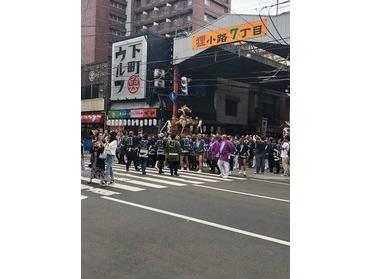 7丁目近辺の盛り上がり