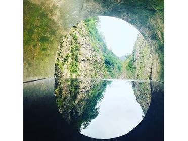 清津峡の作品♪
