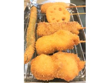 アスパラ・ホタテ・牛串・豚串・レンコン