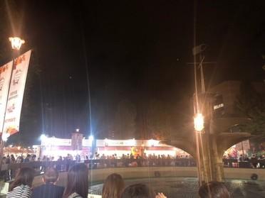 夜の会場