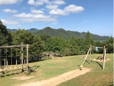 アスレチックからは久美浜湾が見える