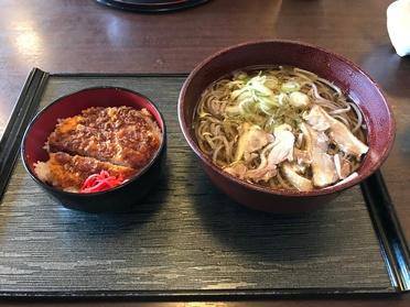 肉そば・ソースカツ丼セット