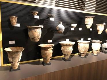 沢山の土器が展示されています