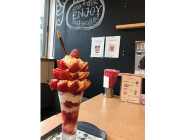 1.5パックの苺パフェ