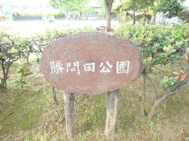 西船橋の憩いの場勝間田公園です。