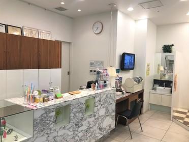 キレイな受付