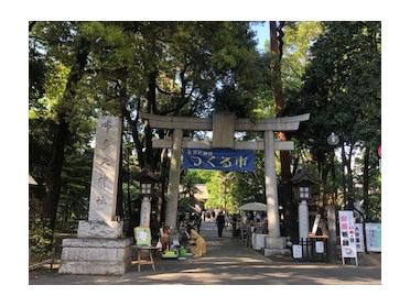 布多天神社にて