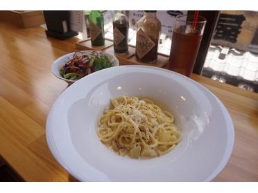 新ジャガと味噌のクリームパスタ
