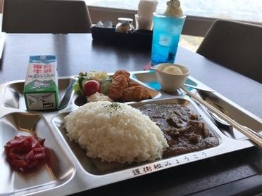 カレーはテッパンで出てきます。