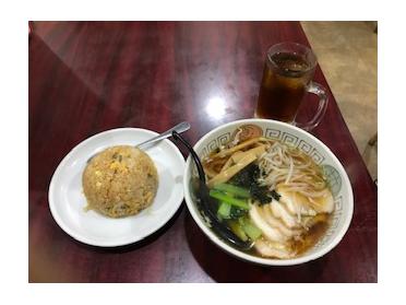 チャーシュー麺と半チャーハン