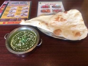 ほうれん草のチキンカレー