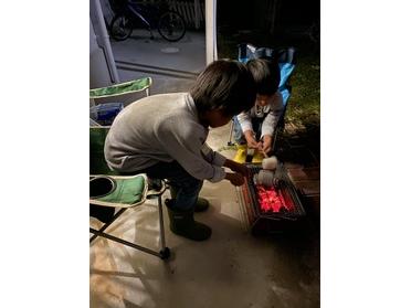 マシュマロ焼きました