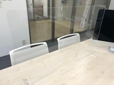 アクリル板設置。見えるかな・・・