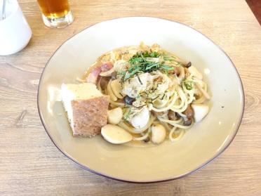 ボリュームたっぷり!もちもちパスタ
