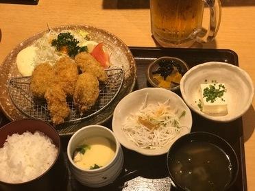 広島産カキフライ定食