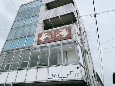 二階にあります
