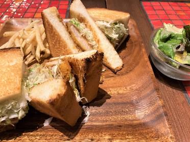 本日頂いたカツサンドです。