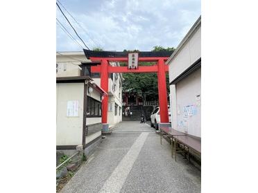 目印の赤い鳥居