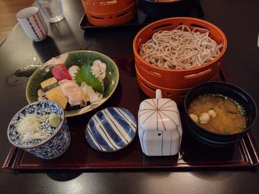 お寿司蕎麦セット