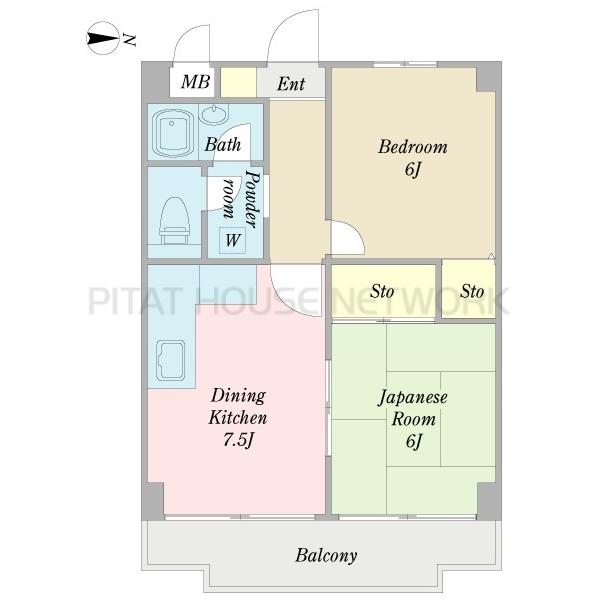 南向きのお部屋