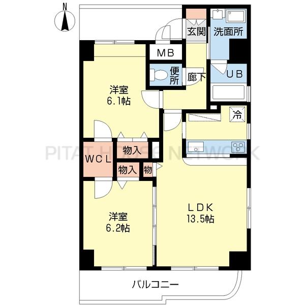 東南角部屋陽当たり◎