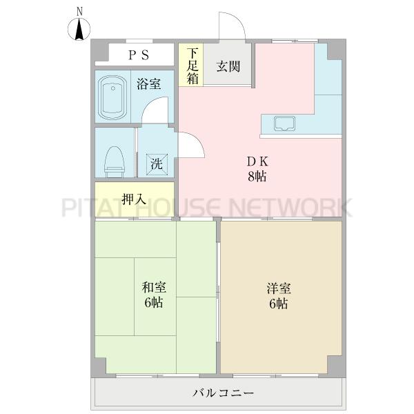 南向きのお部屋です