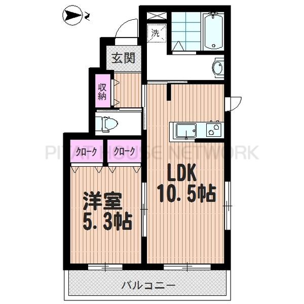 角部屋・対面キッチン