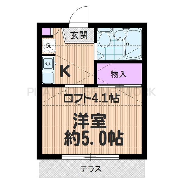 高い天井･広々ロフト