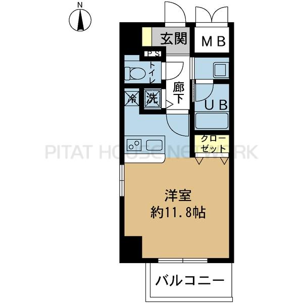 11.8帖ワンルーム