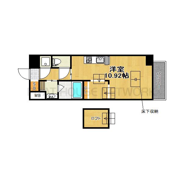 ロフト＆床下収納あり